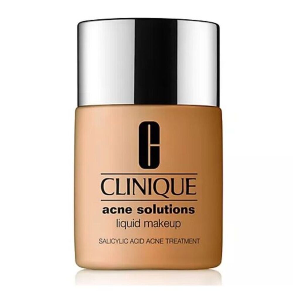 Clinique Acne Solutions Liquid Makeup Foundation 18 Fresh Cream Caramel 24‎ Hour